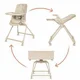 Scaun de masa + patut co-sleeper 3 in 1 Lionelo Maddie Set Beige foto