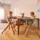 Scaun de masa 3 in 1 Lionelo Megan Green Wood foto