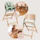 Scaun de masa 3 in 1 Lionelo Megan Green Wood foto