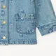 Orchestra Geaca din denim cu broderie florala foto