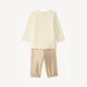 Orchestra Set 3 piese Baby Boy's First Days - vesta fara maneci din sherpa, bluza si pantaloni foto