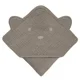 Детское муслиновое полотенце с капюшоном Lionelo Beige Capuccino, 80x80 см foto