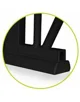 Защитные ворота Lionelo Truus Slim Black Carbon Natural, 75-105 см foto