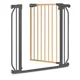Poarta de siguranta Lionelo Truus Slim Grey Graphite, 75-105 cm foto