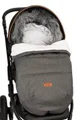 Зимний чехол для коляски Sensillo Indiana Grey 100x50 см foto
