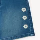 Orchestra Pantaloni scurti din denim cu broderie florala foto