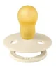 Suzeta rotunda din latex BIBS Studio Colour Polka dot Medium Ivory/Deep Space (0-6 luni) foto