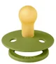 Suzeta rotunda din latex BIBS Studio Colour Polka dot Wasabi/Luna (0-6 luni) foto