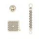 Set cadou BIBS Polka Soothe & Go Ivory/Black foto