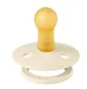 Suzeta rotunda din latex BIBS Studio Colour Polka dot Ivory/Tango (6-18 luni) foto