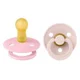 Set 2 suzete rotunde din latex BIBS Colour Petal/Baby Pink (0-6 luni) foto