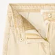 Orchestra Blugi drepti cu broderii florale Beige foto