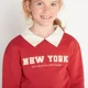 Orchestra Hanorac cu guler si broderie New York foto