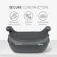 Бустер KikkaBoo i-Tip 2 i-Size Dark Grey, 125-150 см foto