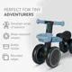 Bicicleta fara pedale KikkaBoo Ride-On Blinky Ivory foto
