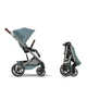 Коляска 2 в 1 Cybex Balios S TPE Stormy Blue 2026 со складной люлькой foto