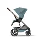 Коляска 2 в 1 Cybex Balios S TPE Stormy Blue 2026 со складной люлькой foto