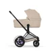 Коляска 2 в 1 Cybex e-Priam Matt Black Cozy Beige 2026 foto