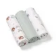 Супермягкие муслиновые пелёнки BabyOno Green, 3 шт. foto