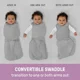 Sistem de infasat convertibil Ingenuity SwaddleMe Luna (3-6 luni) foto