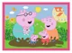 Puzzle 4 in 1 Trefl Purcelusa Peppa iubeste aventurile foto