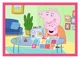 Puzzle 4 in 1 Trefl Purcelusa Peppa iubeste aventurile foto