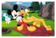 Puzzle Trefl Aventurile nebunesti ale lui Mickey Mouse, 54 Mini el. foto