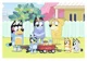 Puzzle Trefl Lumea fericita a lui Bluey, 100 el. foto