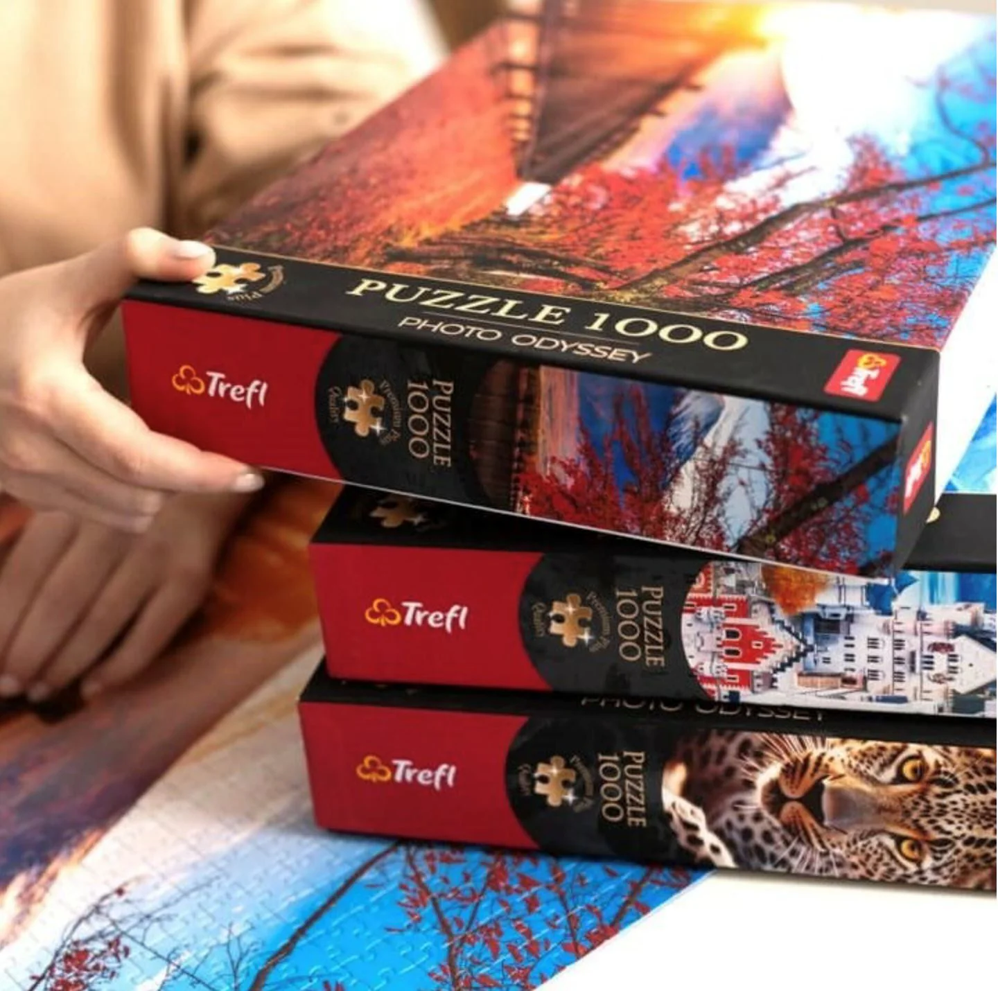 Puzzle Trefl Mica Venetie in Colmar, Franta, 1000 el. foto