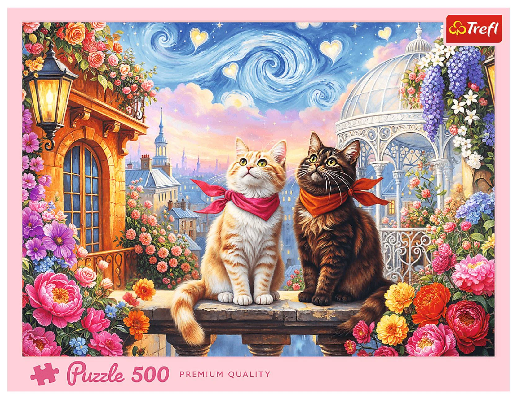 Puzzle Trefl Iubire intre motanasi, 500 el. foto