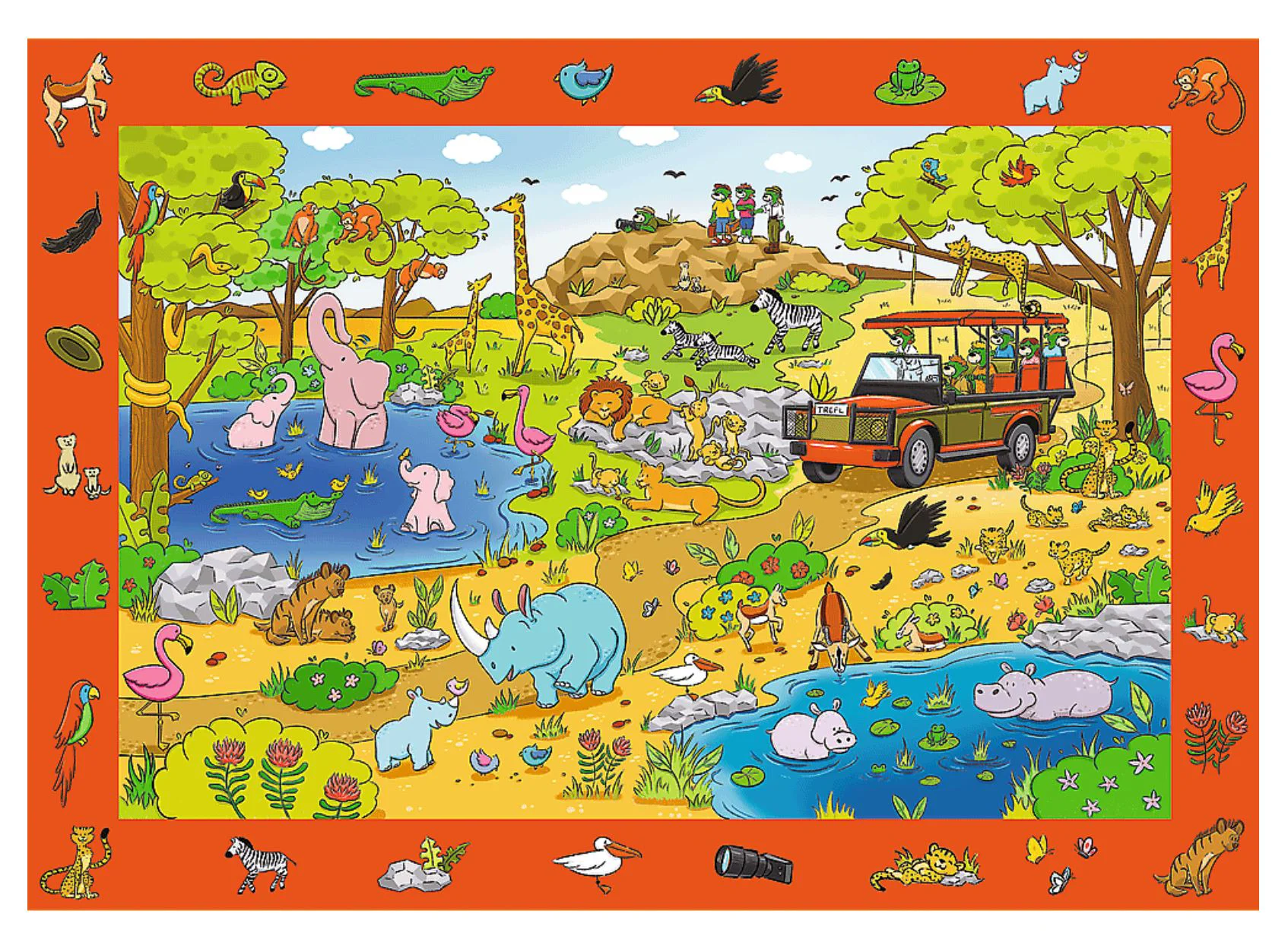 Puzzle Trefl Spy Guy Safari, 24 el. foto