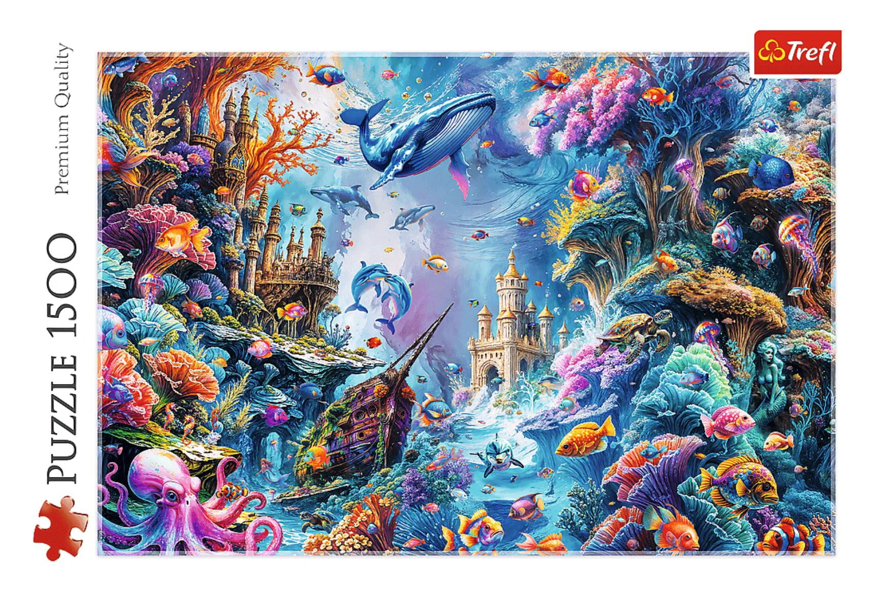 Puzzle Trefl Lumea subacvatica, 1500 el. foto