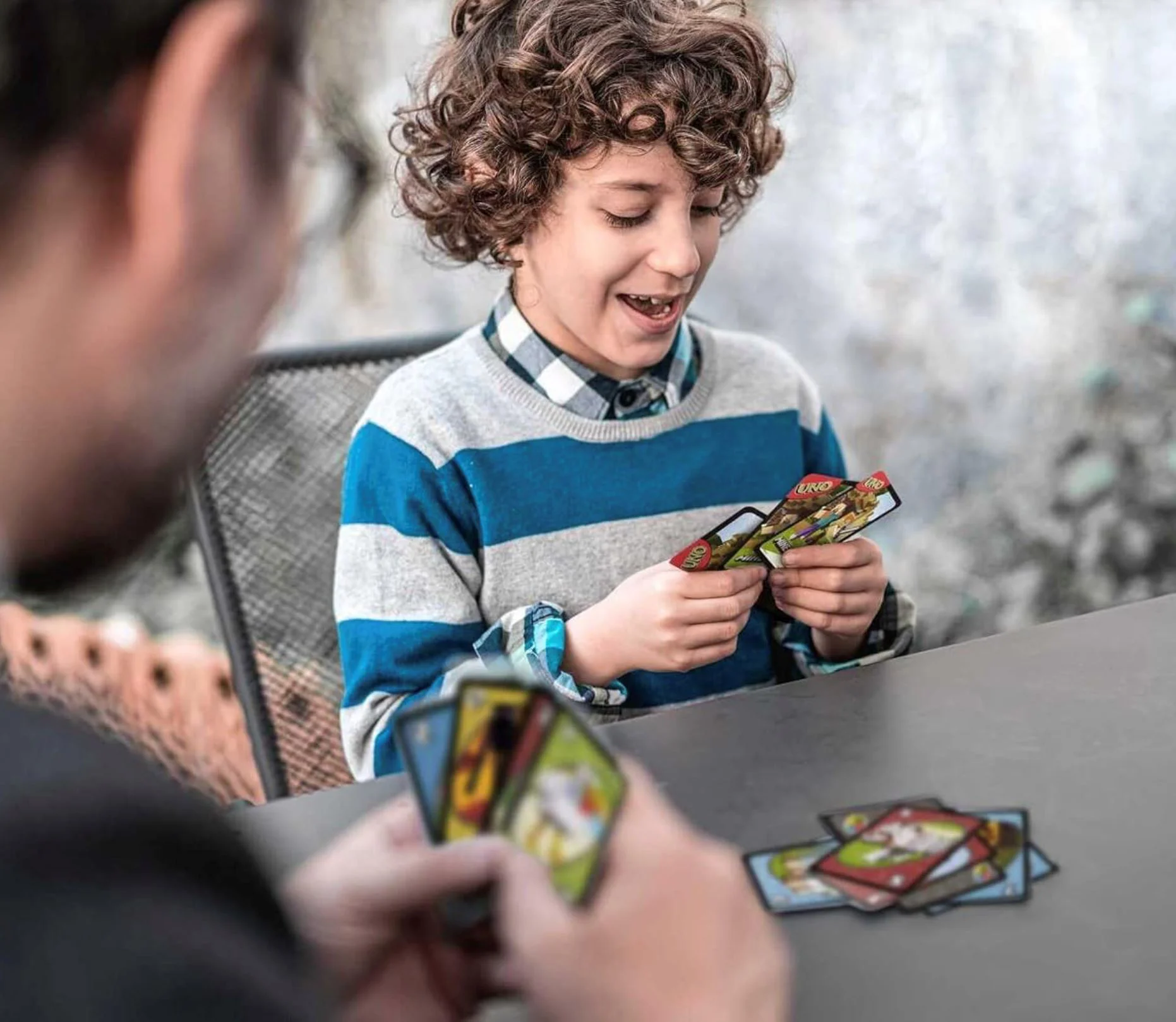 Joc de carti Mattel UNO Minecraft foto