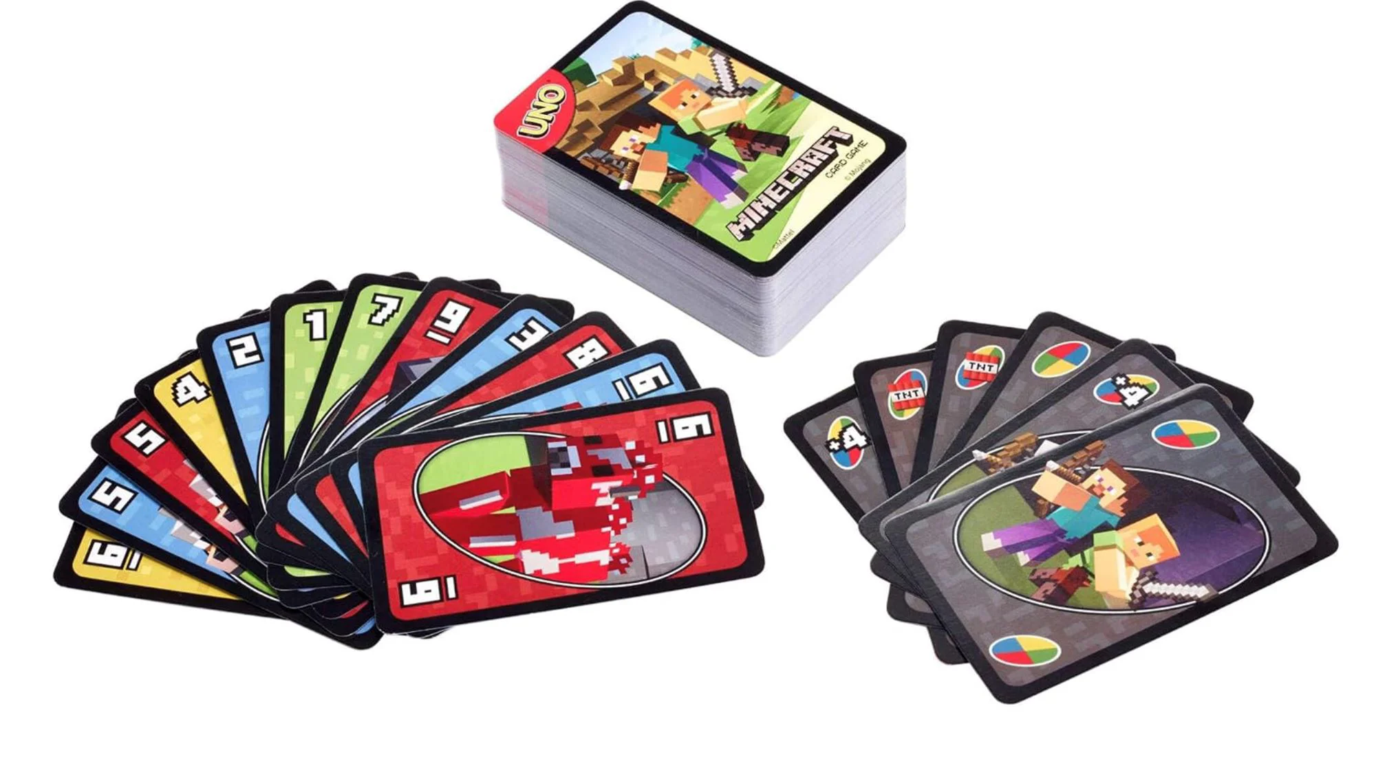 Joc de carti Mattel UNO Minecraft foto