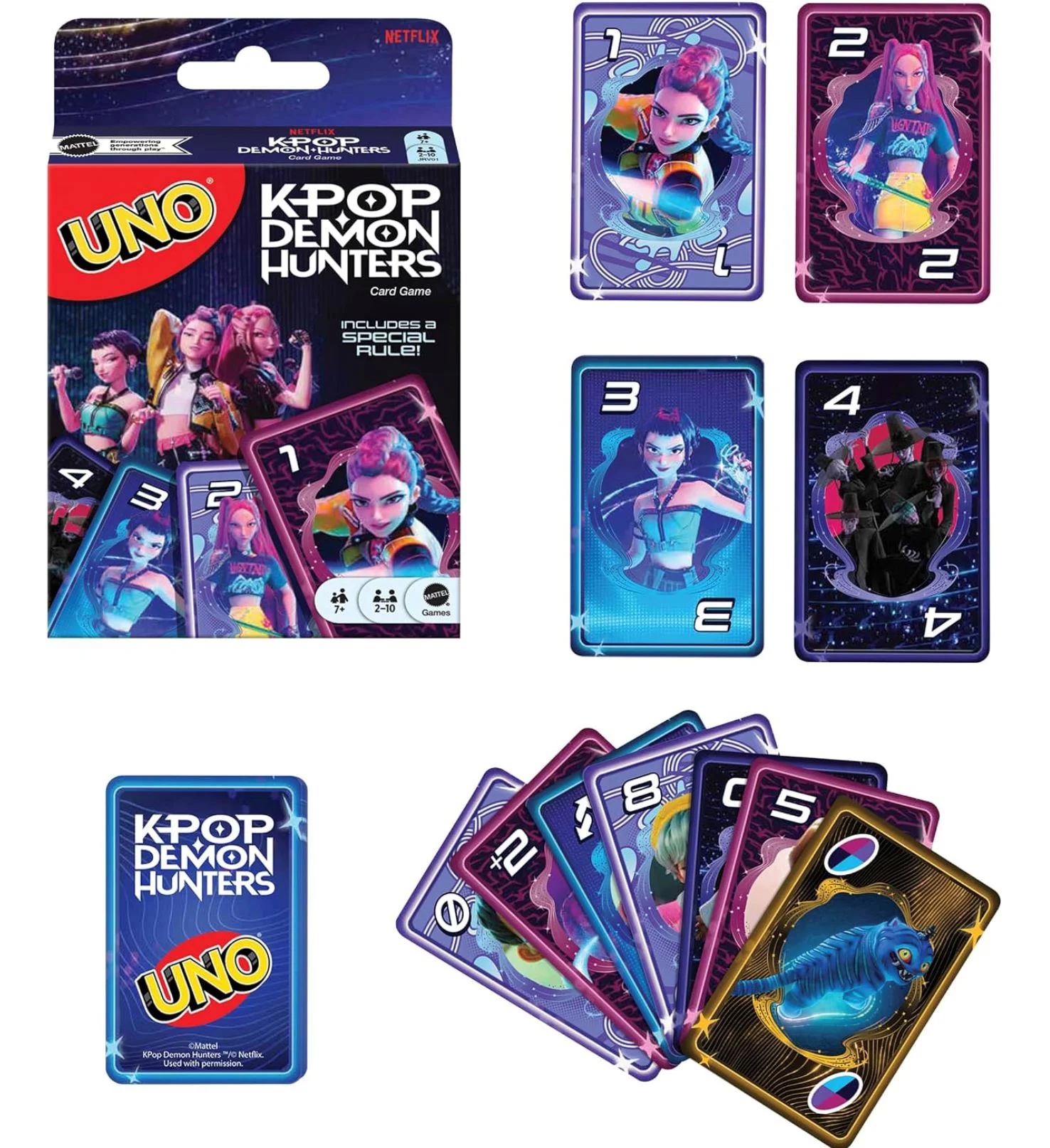 Joc de carti Mattel UNO Vanatorii de demoni foto