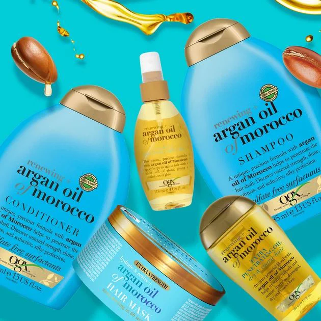 Masca de par OGX intens hidratanta Argan Oil, 300 ml foto
