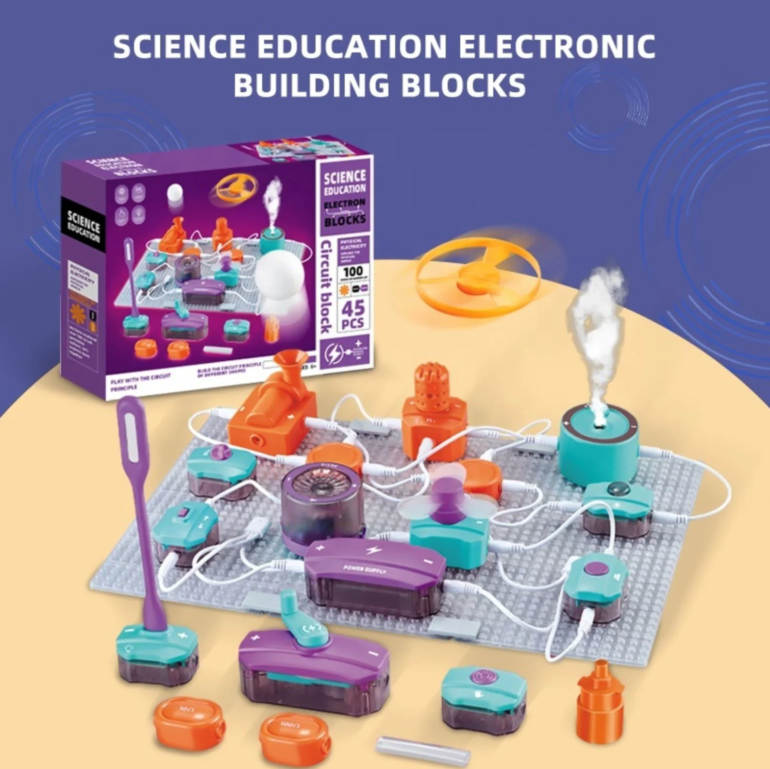 Развивающий набор HD Toys Электрические цепи, 45 эл. foto