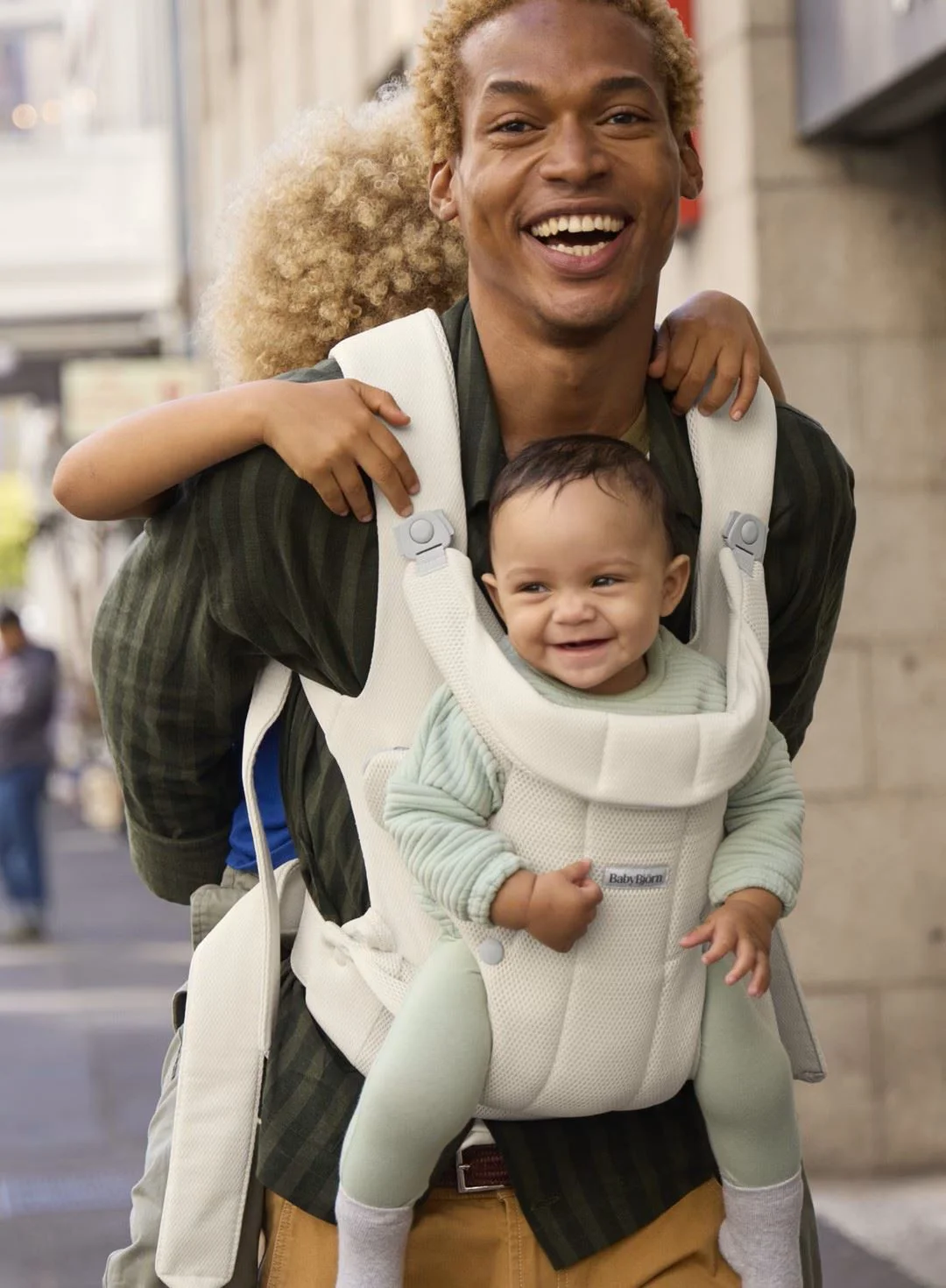 Рюкзак-кенгуру BabyBjorn Hold Airy Mesh Cream foto