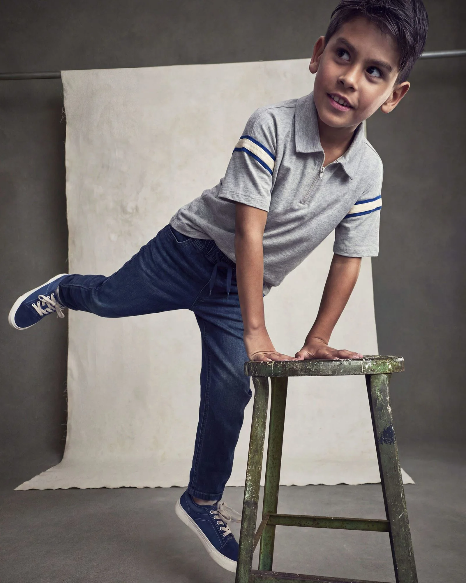 OshKosh Blugi cu snur Dark Wash foto