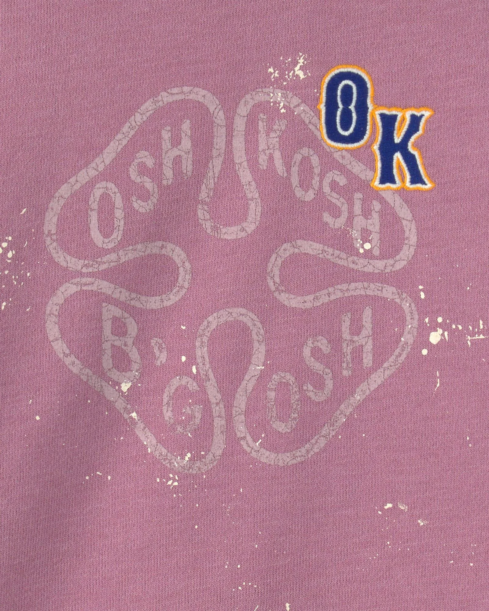 OshKosh Hanorac Purple Logo foto