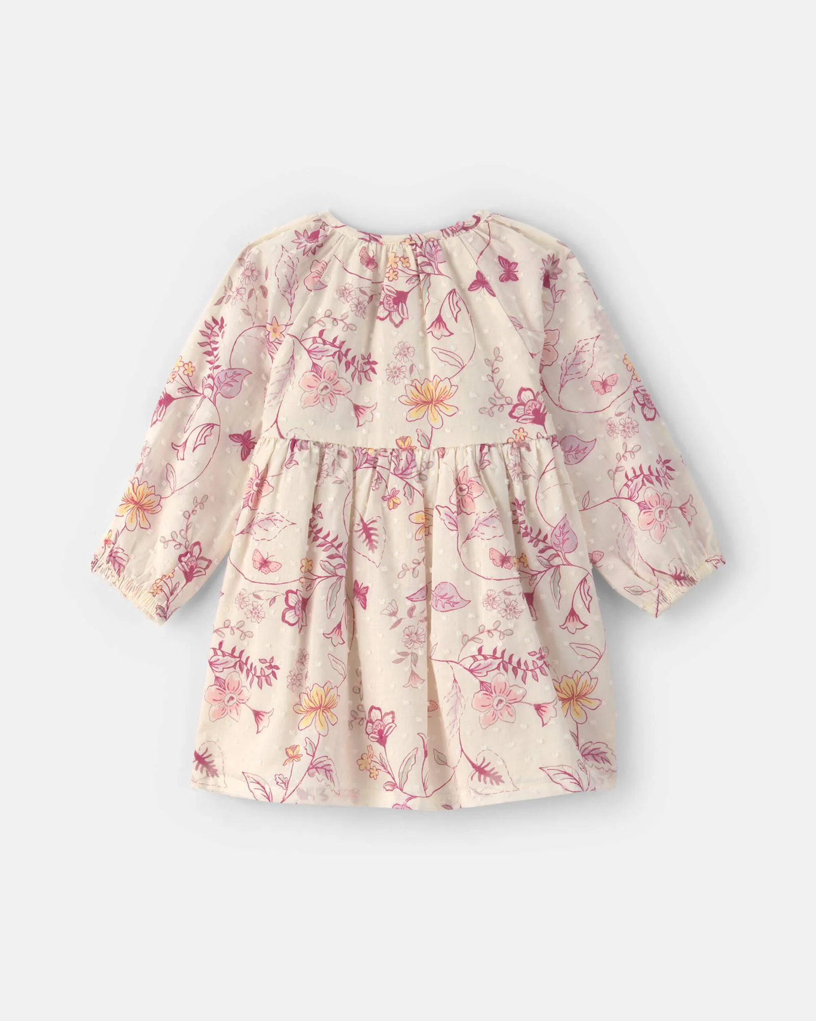 OshKosh Платье с длинными рукавами и цветочным принтом foto