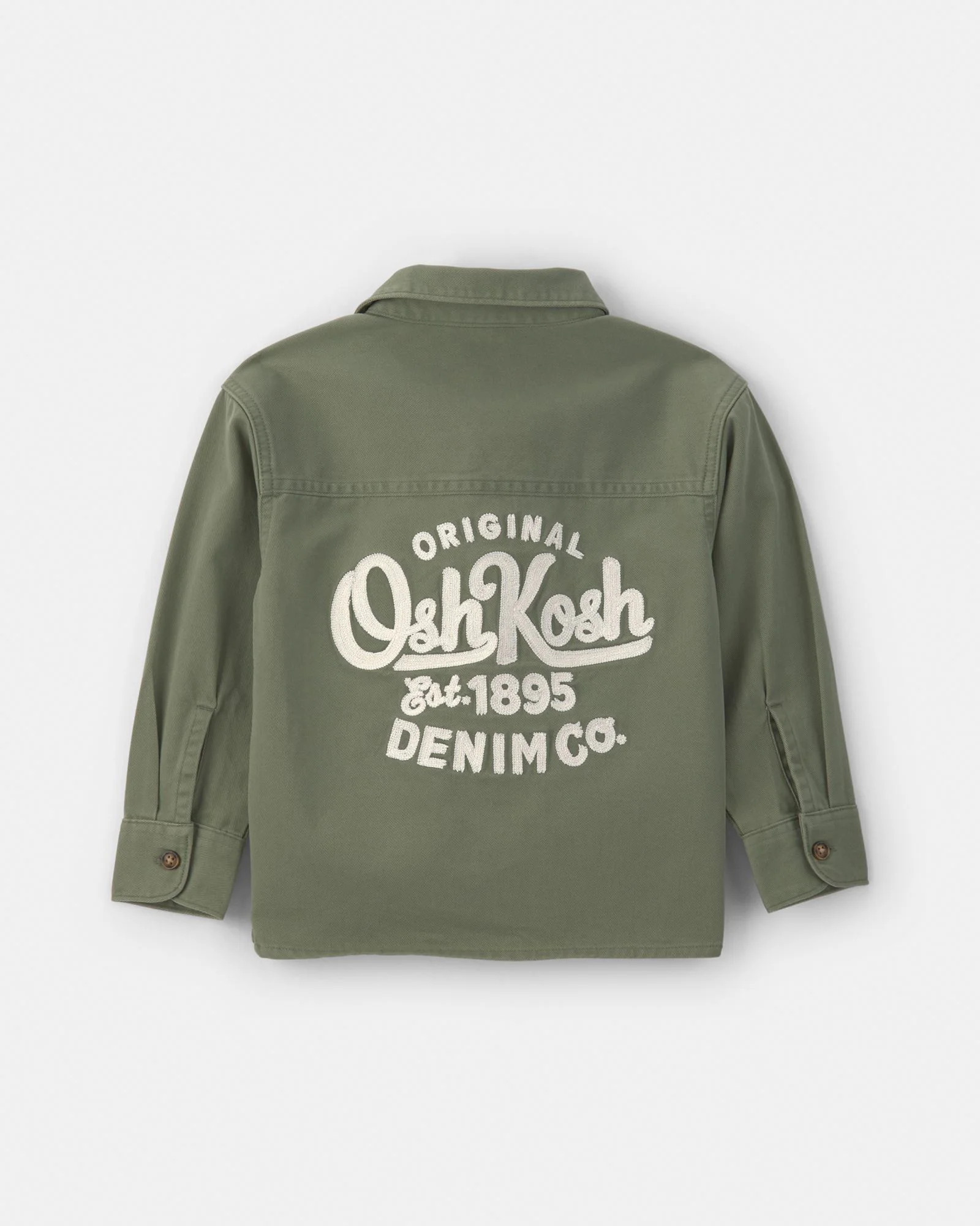 OshKosh Camasa cu maneca lunga Logo Green foto