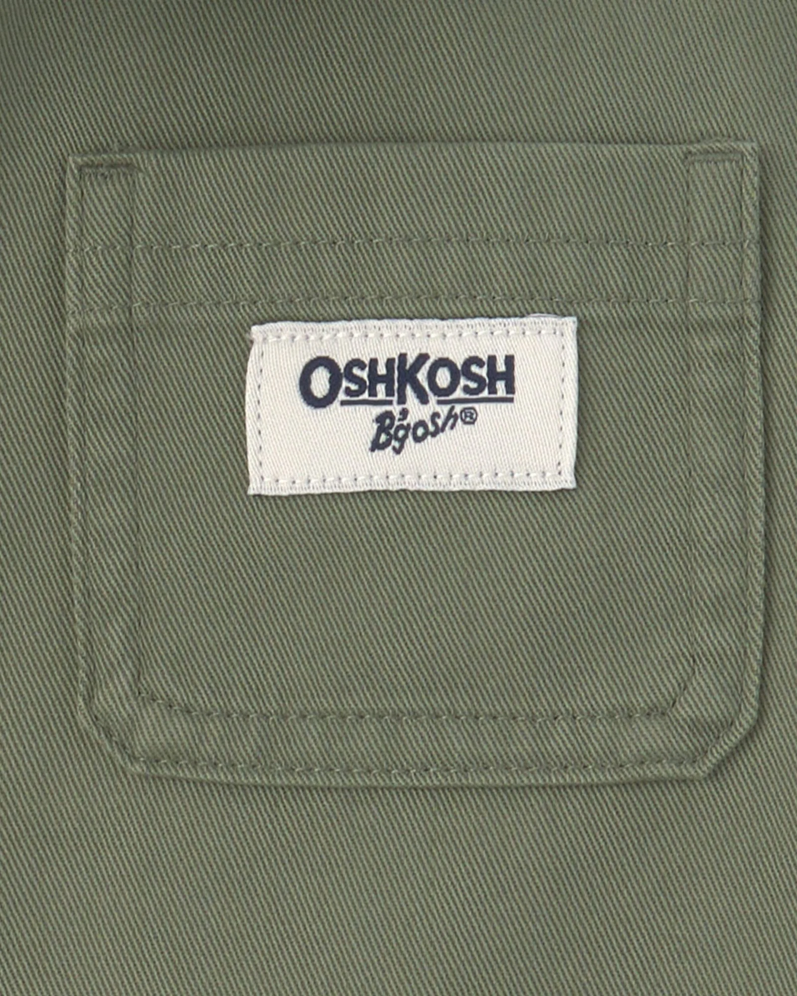 OshKosh Camasa cu maneca lunga Logo Green foto