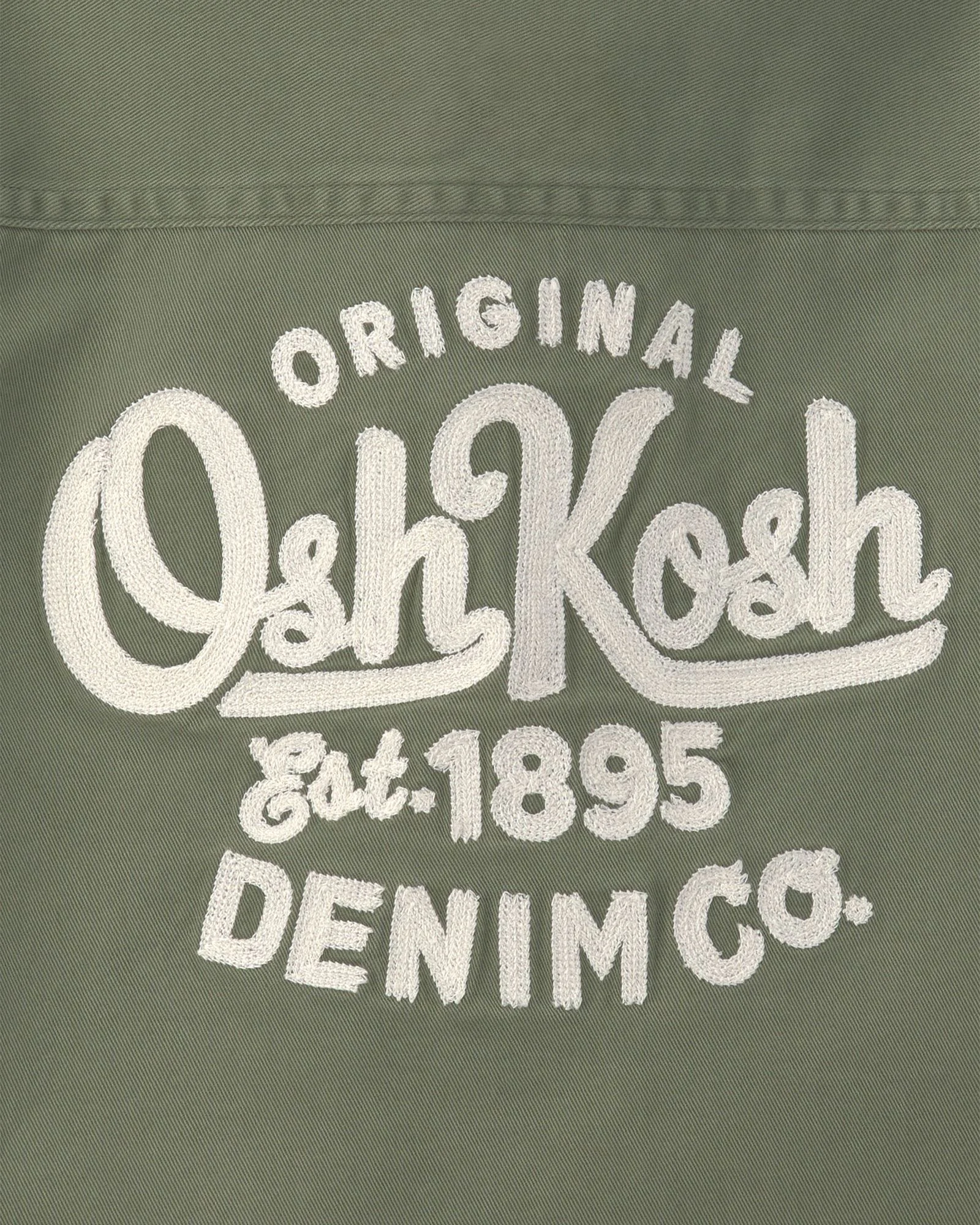 OshKosh Camasa cu maneca lunga Logo Green foto