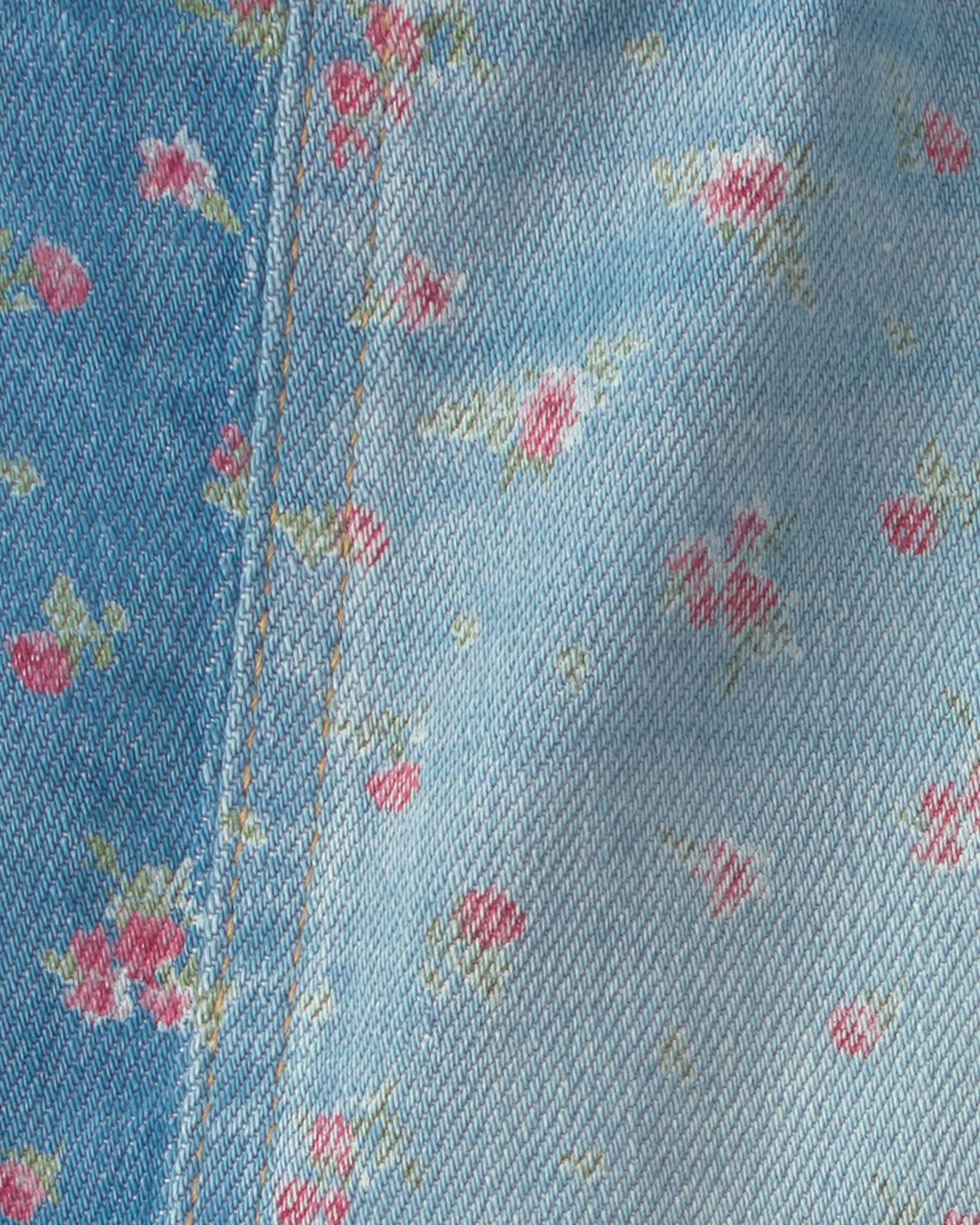 OshKosh Fustita din denim cu imprimeu floral foto