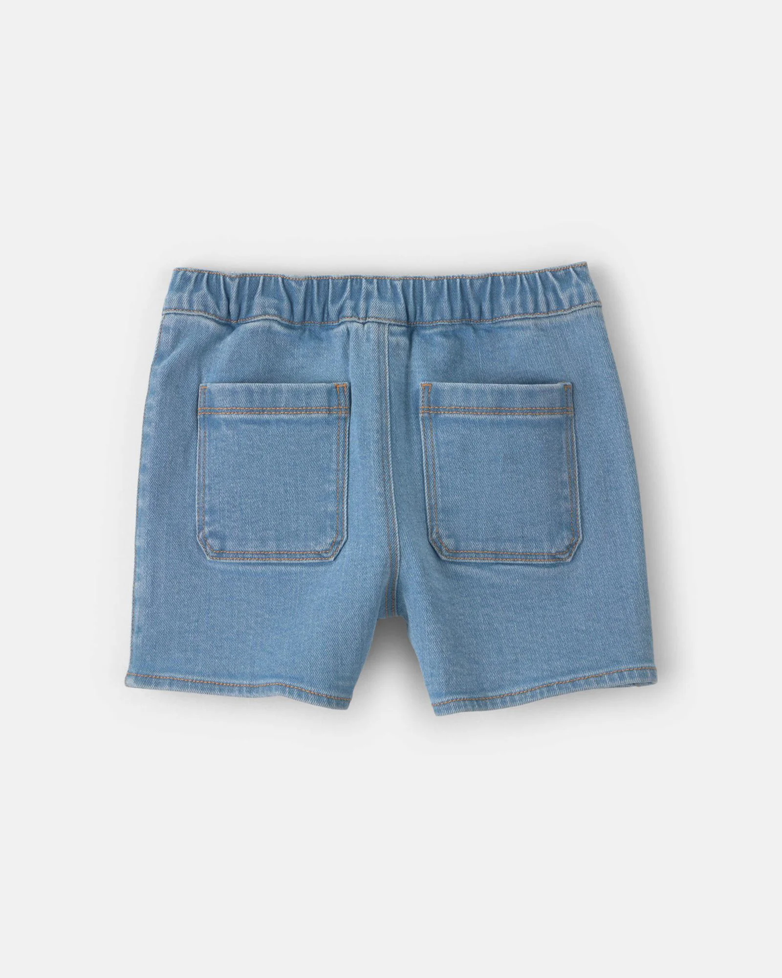 OshKosh Fustita-pantalon din denim cu broderie florala foto