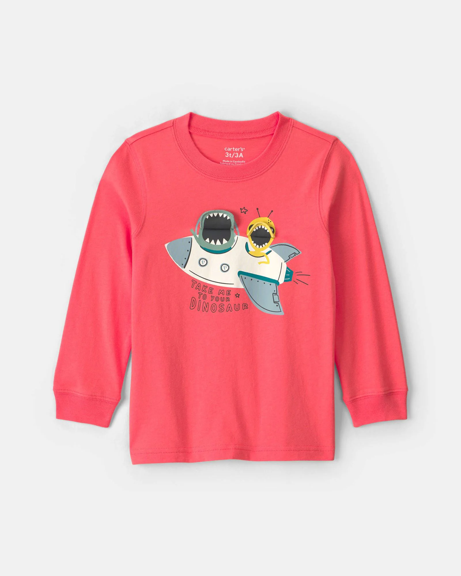 Carter's Bluza cu maneca lunga Dino in Space foto