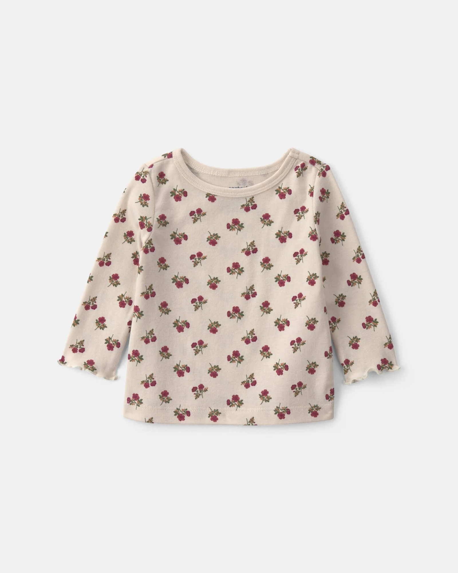 Carter's Set 2 piese Maroon - salopeta lunga si bluza foto
