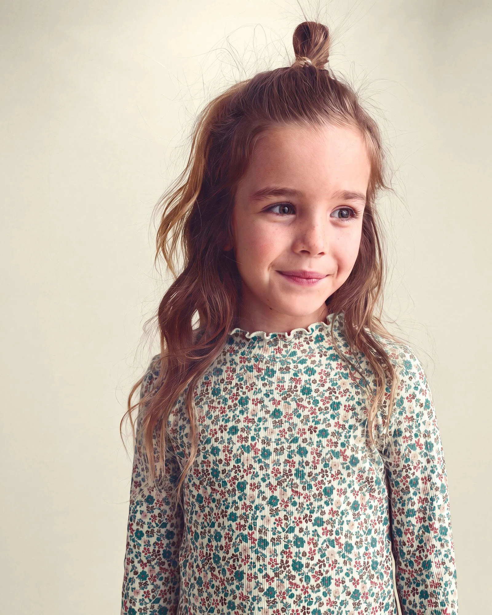 Carter's Bluza reiata cu maneca lunga si guler inalt foto