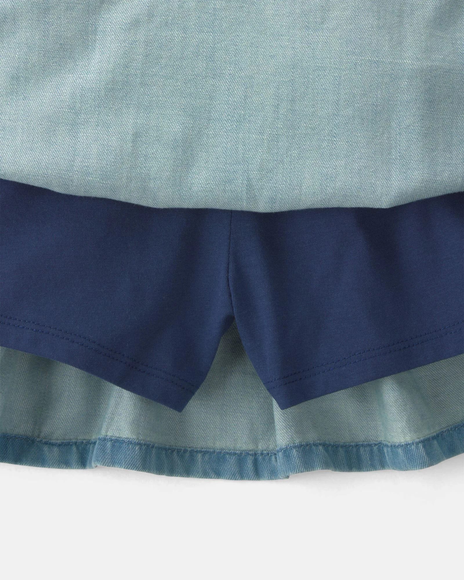 Carter's Fustita-pantalon cu aspect denim foto